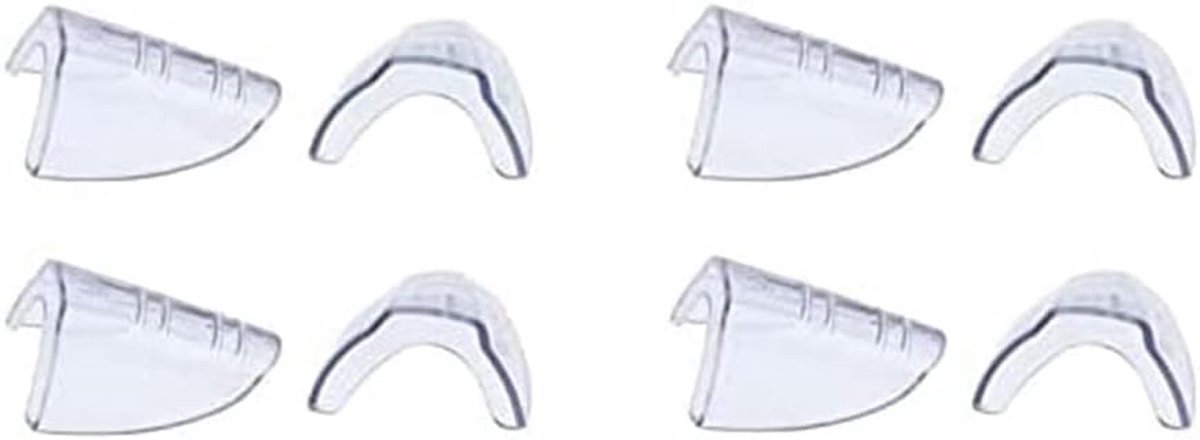 4 Pairs of Eyeglasses with Clear Side Protection for Enhanced Safety
