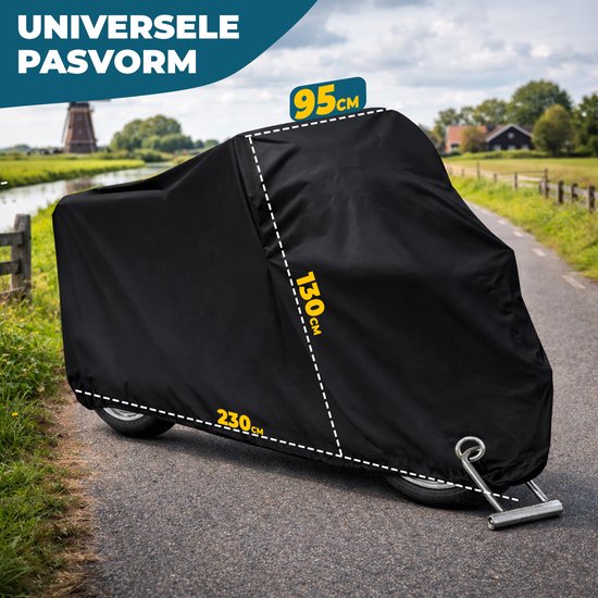 Housse de scooter Vebics - Housse de moto - Étanche - Universelle - Incl. Sac de rangement