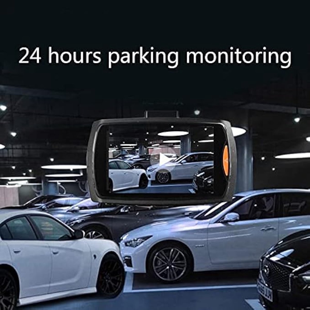 Dashcam voor in de auto met 2,2-inch touchscreen, 120-graden groothoeklens en 24-uurs parkeermodus. – foto 5