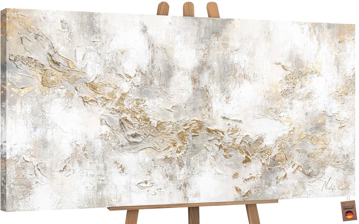 Canvas schilderij groot handgeschilderd verhaal abstract narratief – YS-Art Gallery – Unieke wanddecoratie voor woonkamer – Modern schilderij voor hal en kantoor