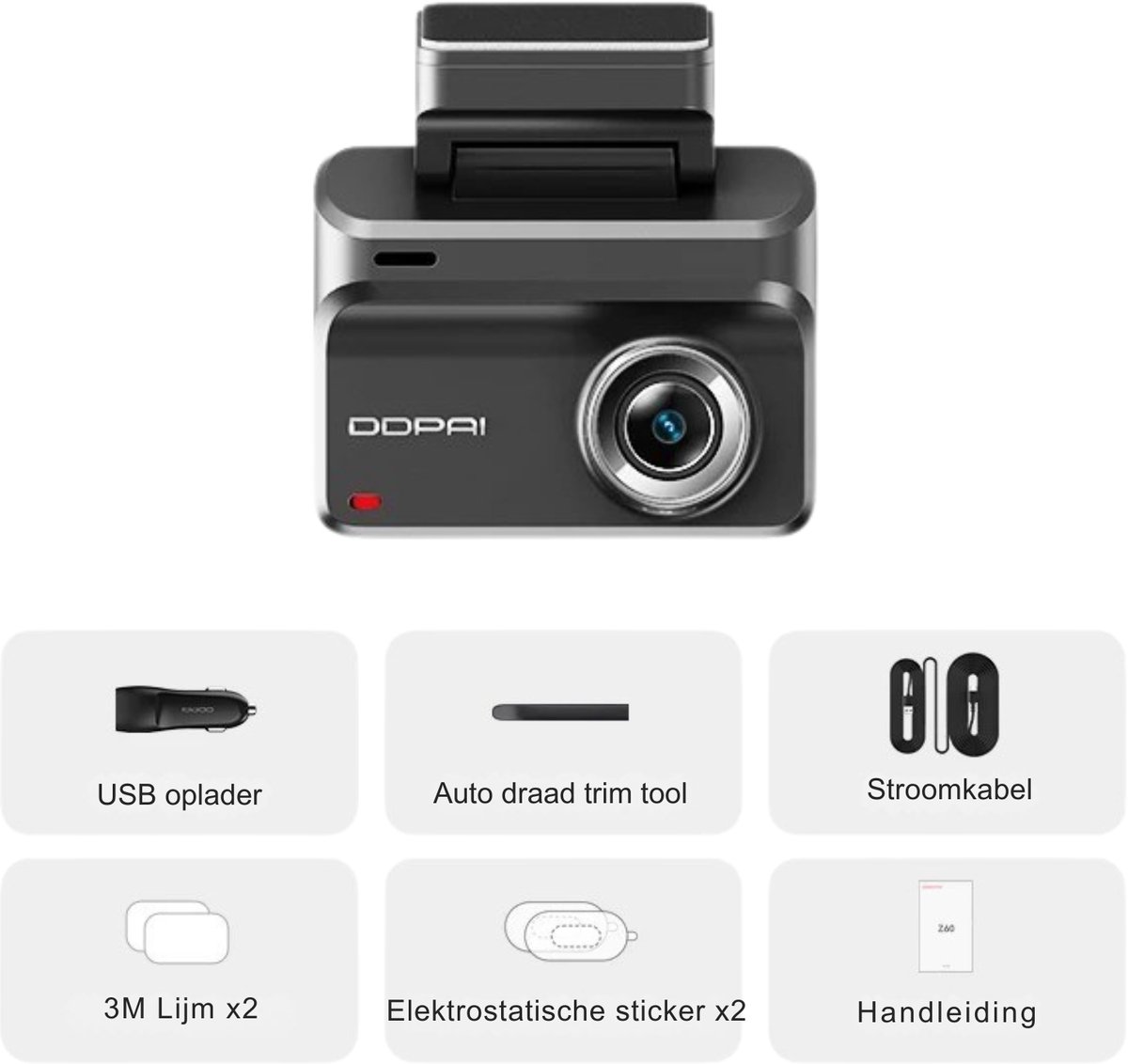 Rolu Dashcam – Dashcam Voor Auto – Parkeermodus - 4K HDR – Nachtzicht – 64GB Opslag – 3840 x 2160 Resolutie – foto 6