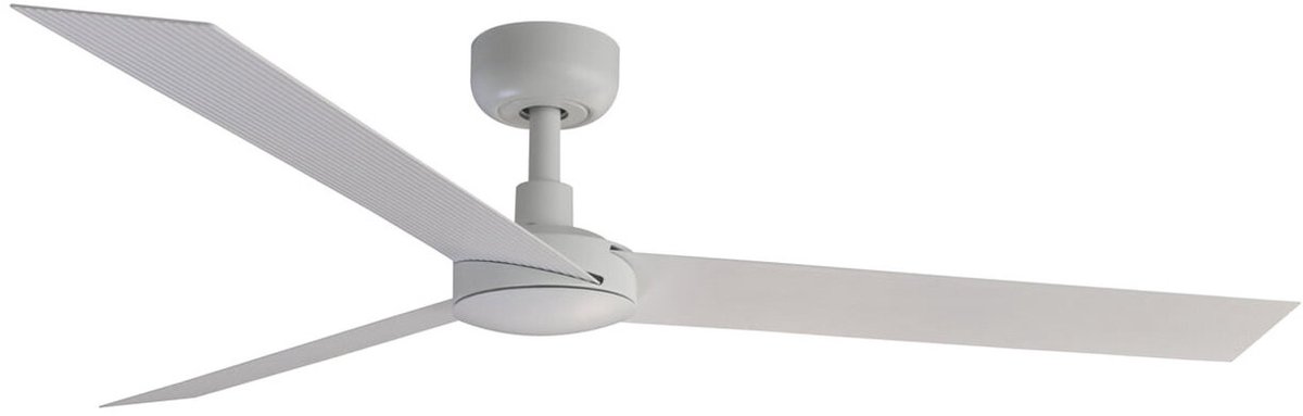 Faro Barcelona 34290 Cruiser L plafondventilator matwit 132 cm - Afstandsbediening - Stille en zuinige DC-motor - 6 snelheden - zomer en winterstand