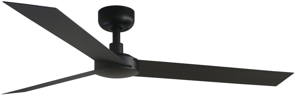 Faro Barcelona 34291 Cruiser L plafondventilator matzwart 132 cm - Afstandsbediening - Stille en zuinige DC-motor - 6 snelheden - zomer en winterstand