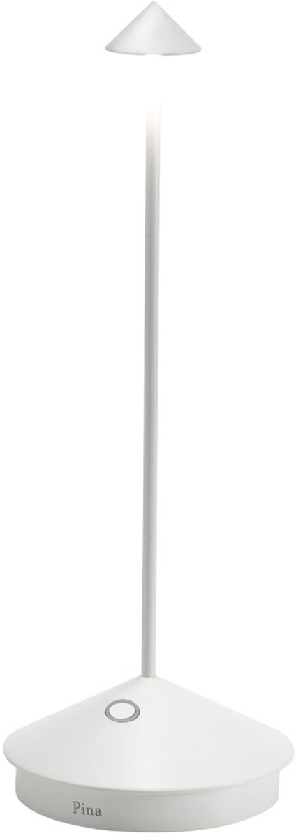 Pina Pro White LED tafellamp, oplaadbaar en dimbaar, draadloos, Saffraan, CCT 2200-2700-3000K, IP54, 12 uur batterijduur