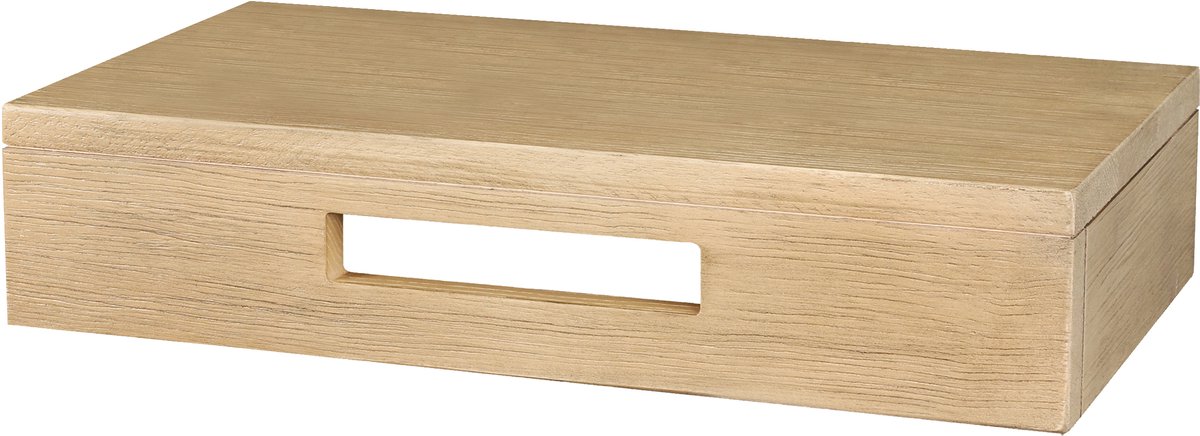 Differnz Hura L planchet - FSCÂ® - 47 x 26 x 10 cm - hout - eiken