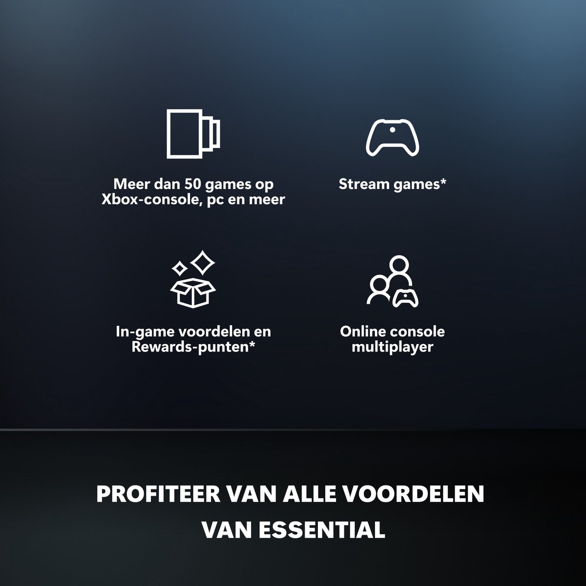 Xbox Game Pass Essential 1 maand – 50+ games, cloud & multiplayer thumbnail 2