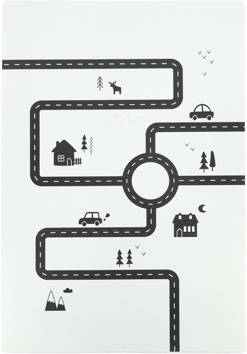 Puck Playmat Road - Sandy Black