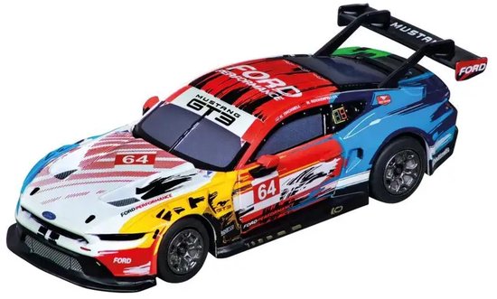 Carrera HYBRID Racebaanauto - AI Gaming - Ford Mustang GT3 Champion Spirit No.64 - Bestuurbare auto - Besturing via app - 1:50 van Merkloos — afbeelding 2