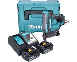 Makita DPT 353 RGJ accu-spijkermachine 18 V 15 - 35 mm + 2x accu 6,0 Ah + oplader + Makpac