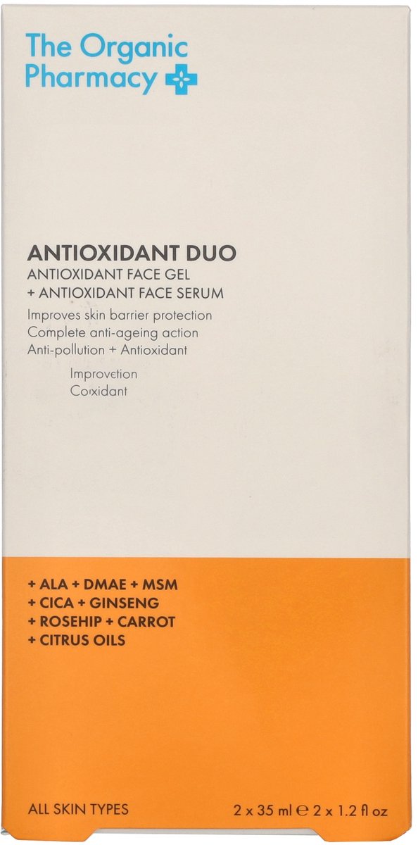 The Organic Pharmacy Antioxidant Face Duo Gel and Serum 35ml