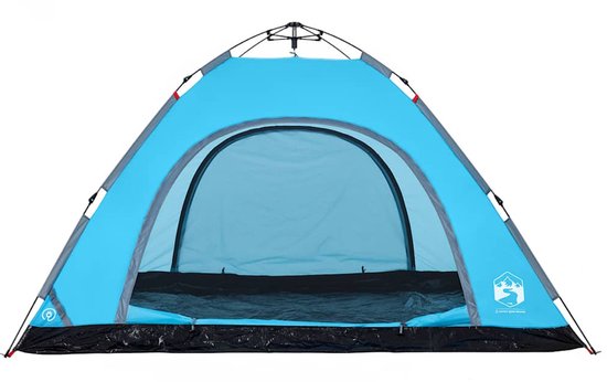 vidaXL - Tent - 5-persoons - snelontgrendeling - blauw van Vidaxl — afbeelding 3