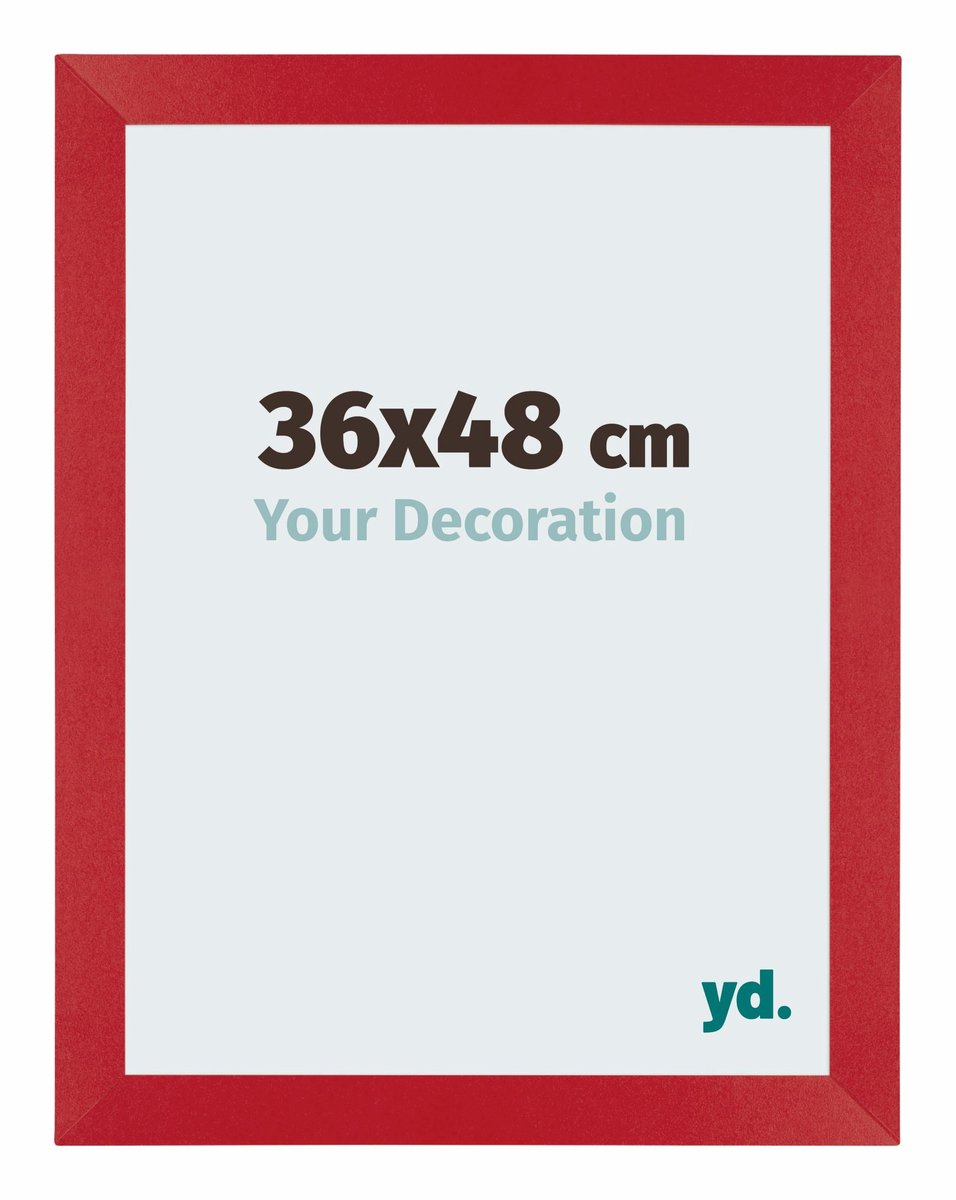 Your Decoration - Puzzellijst 36x48 cm - Rood - Puzzellijst 500-1000 stukjes - MDF Fotolijst - Mura