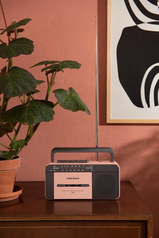 Crosley CT102A - Cassettespeler - Rosé goud & Grijs