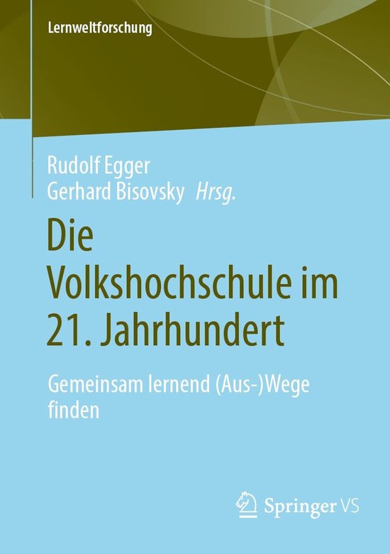 Education and Social Work (German Language) - Die Volkshochs ... - cover