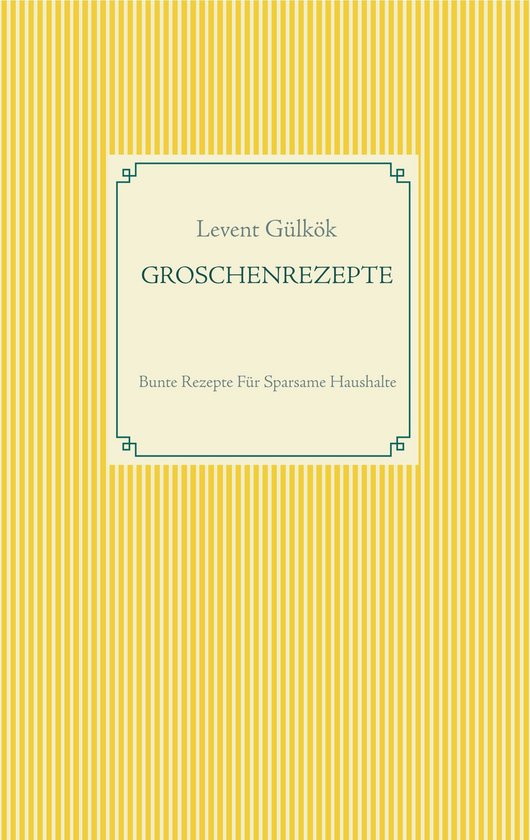 GROSCHENREZEPTE - cover