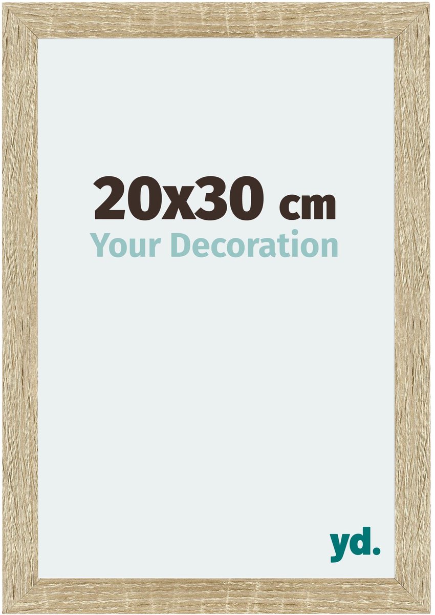 yd. Your Decoration - Fotokader 20x30 cm - MDF - Sonoma Eiken - Mura
