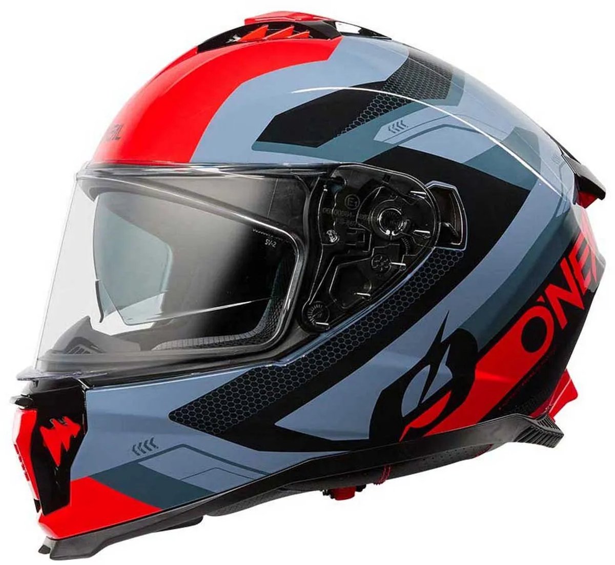 O'NEAL Challenger EXO V.25 Zwart Grijs Rood Integraalhelm - Helm