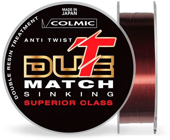 Colmic T-due Sinking Match Monofilament 600 M Zilver 0.140 mm — afbeelding 2