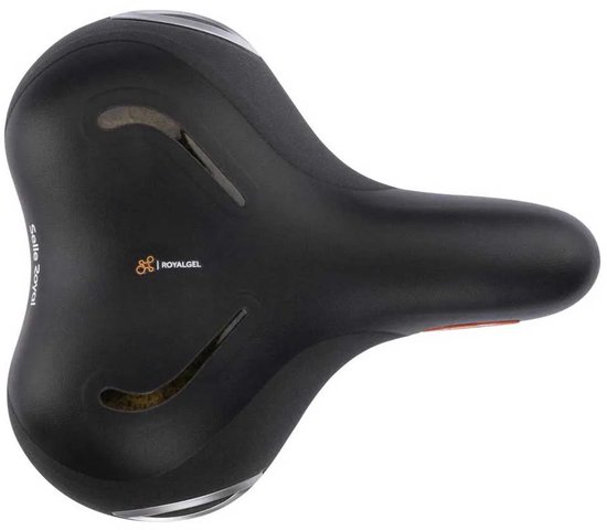 Selle Royal zadel Lookin Relaxed Stracciatella zwart