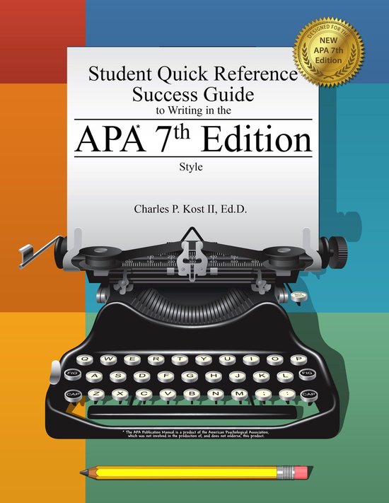 Student Success Guide to Writing in the APA 7th Edition Style (ebook ...