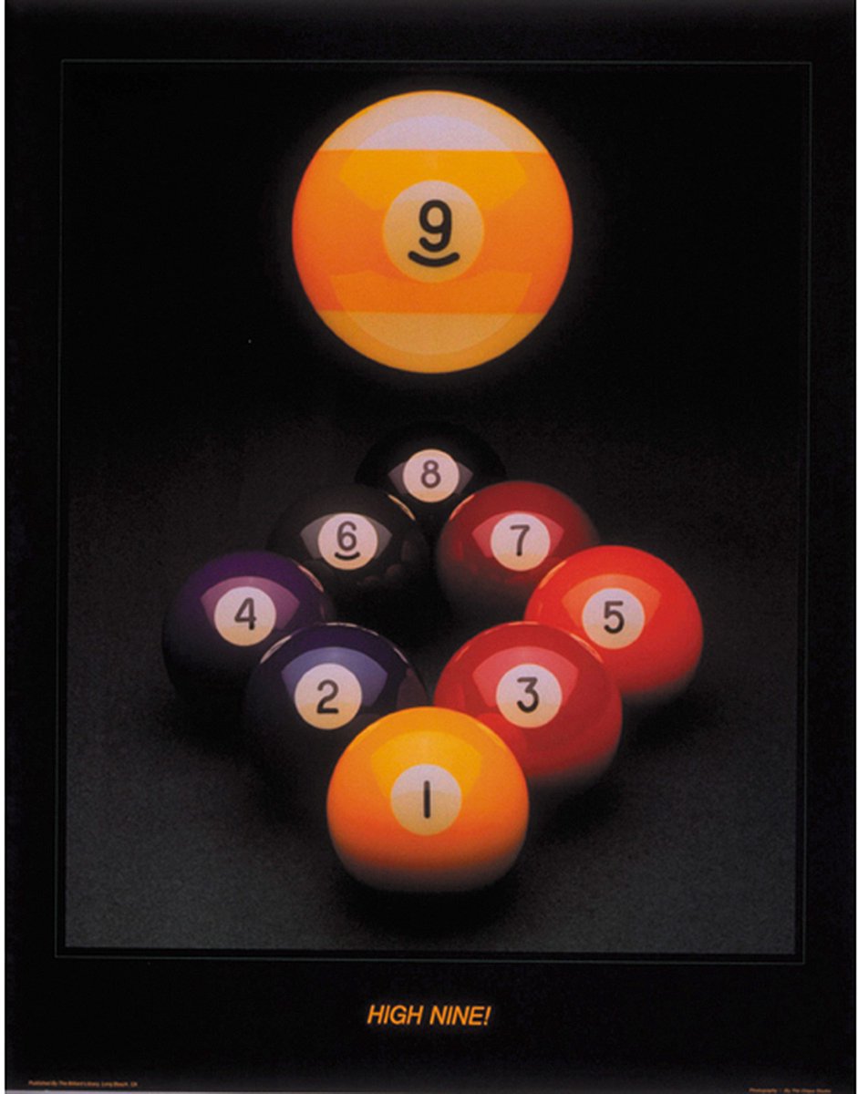 Poster High nine 76x61cm