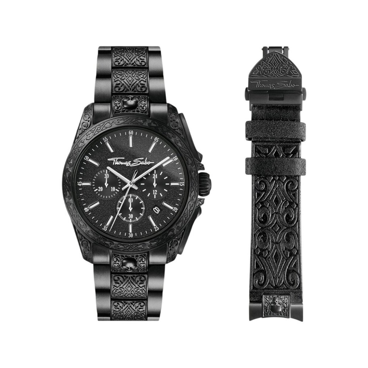 Thomas Sabo - set_wa0385-202-203 - Polshorloge - Heren - Kwarts - Rebel at Heart