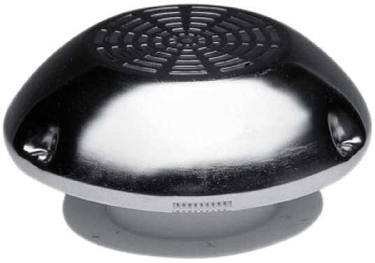 Plastimo Roestvrij Staal Ventilator Met Afdekking Zwart 197 x 57 mm