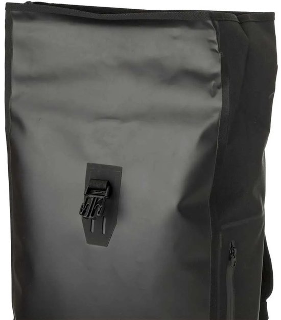 AGU Clean Shelter - Enkele Fietstas - Rugzak - 100% Waterdicht - Click'nGo - Rolltop - Met Reflectie - 21 Liter - Zwart van AGU — afbeelding 3