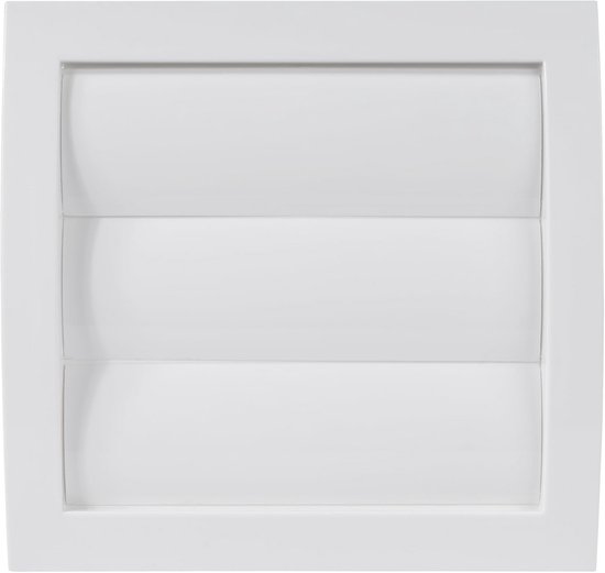Plafondrooster Vierkant Met Instelbare Kern 594x594 Met Topaansluiting O 125 Mm Ral 9005