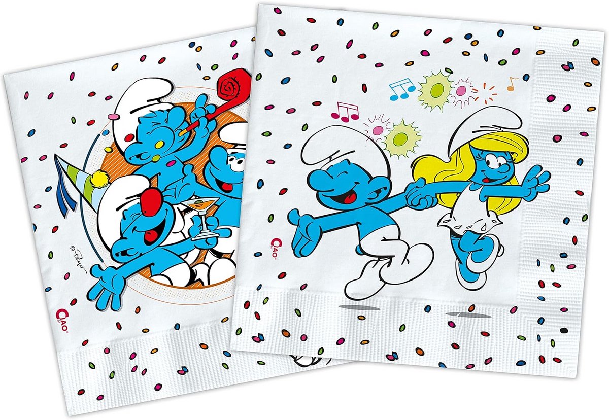 Composteerbare papieren servetten 33 x 33 cm - 20 stuks