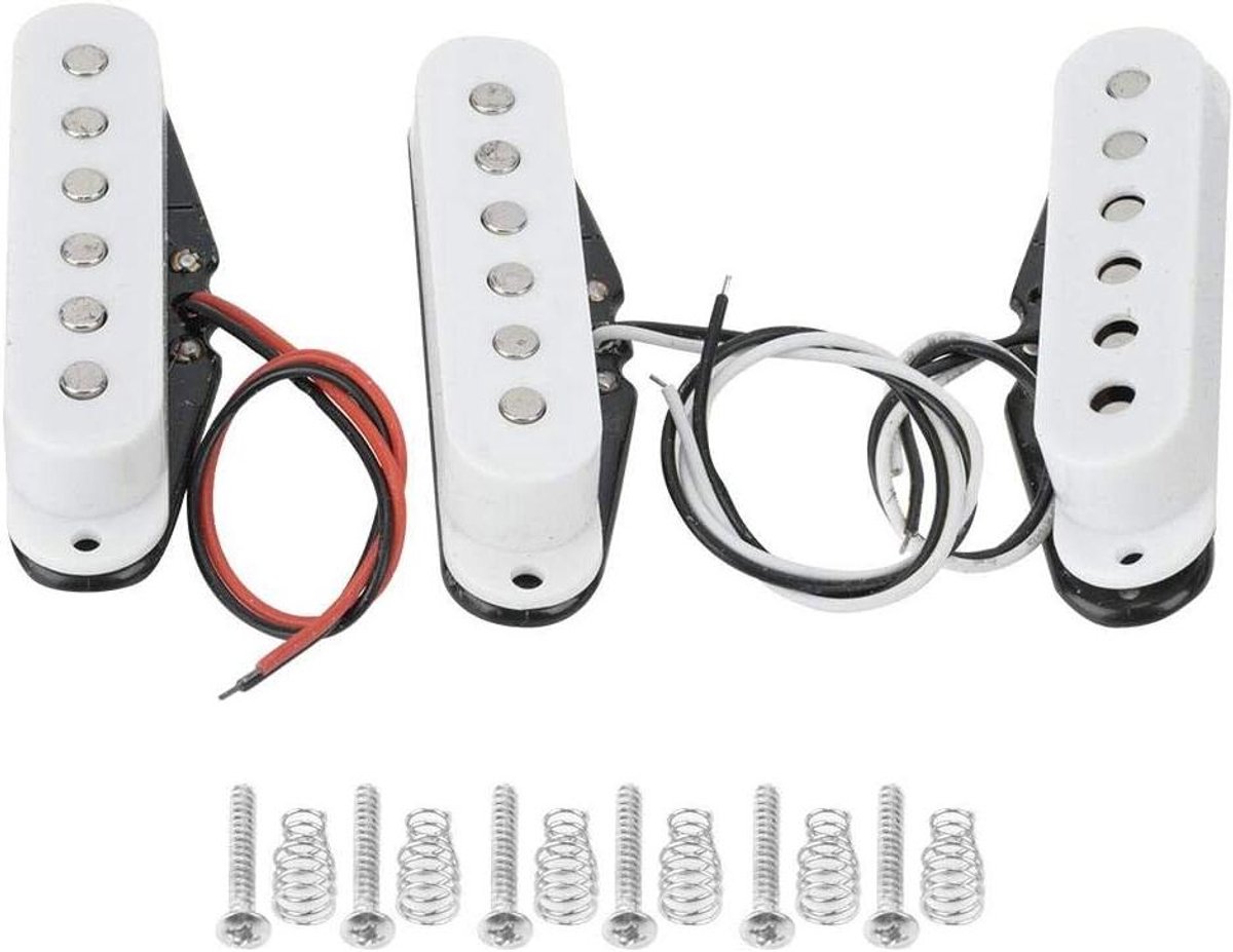 Allecta - 3-delige set Single Coil gitaar Pickups, Hoge Kwaliteit Vervanging voor Elektrische Gitaaronderdelen, voor Muzikanten, DIY Enthousiastelingen, Professionele Reparaties.
