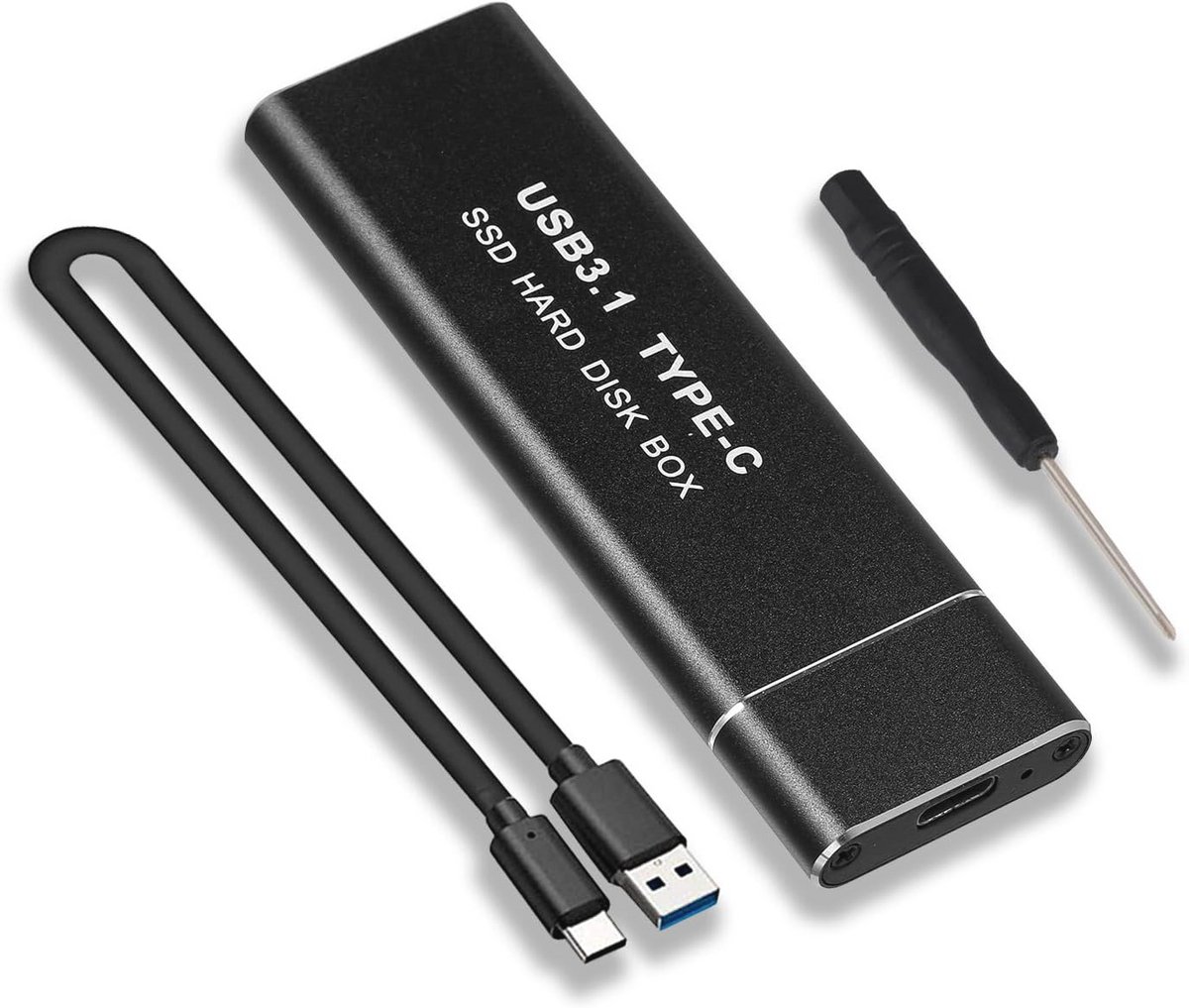 M.2 NVME Behuizing USB 3.1 SSD Case 10 Gbps Gen 2 voor PCI-e met UASP Trim