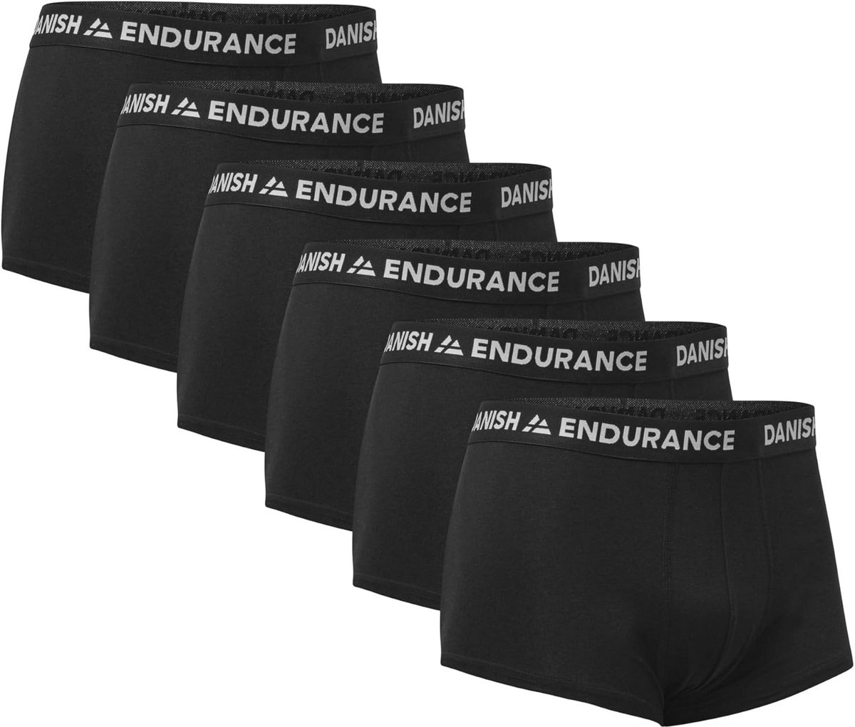 Low Waist Boxer Shorts for Men - 6-Pack Stretchy Cotton Hipsters