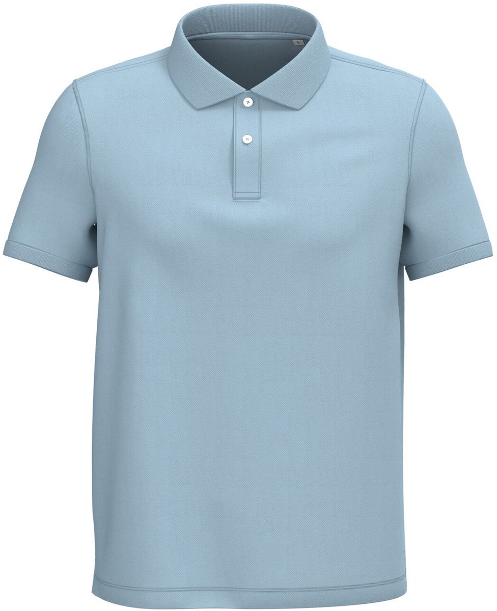 Native Spirit Ecologische herenpolo in piquétricot NS207 - Aquamarine - M