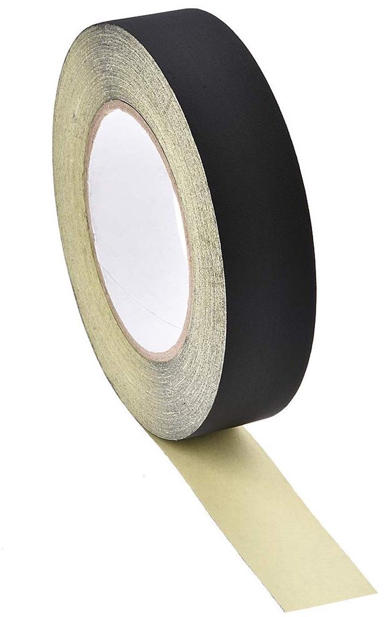 Allecta - Acetaat Tape 30 mm voor laptop, elektrische auto's, gitaar reparatie - Hoge temperatuur Plakband Zwart 30 m