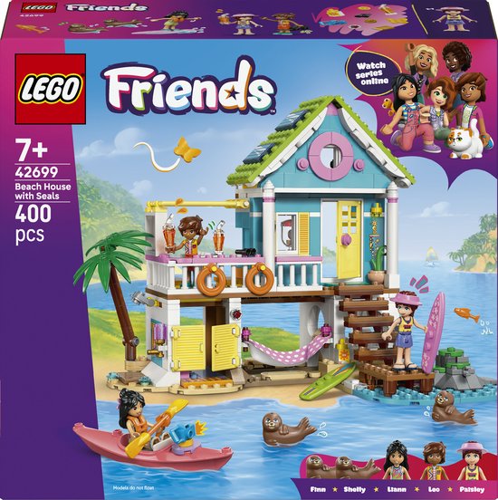 LEGO Friends - Strandhuis - Met Zeehonden - Set 42699