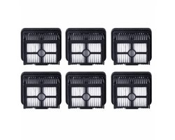HEPA-filters - 6 Stuks - Geschikt voor Dreame H12 Pro, H12 Pro Plus M12, M13, M13S Draadloze Nat- en Droogzuiger