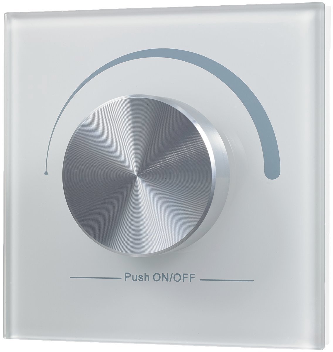 Wanddimmer met Draaiknop voor Witte LEDs - 1 Zone, 3V Batterijvoeding
