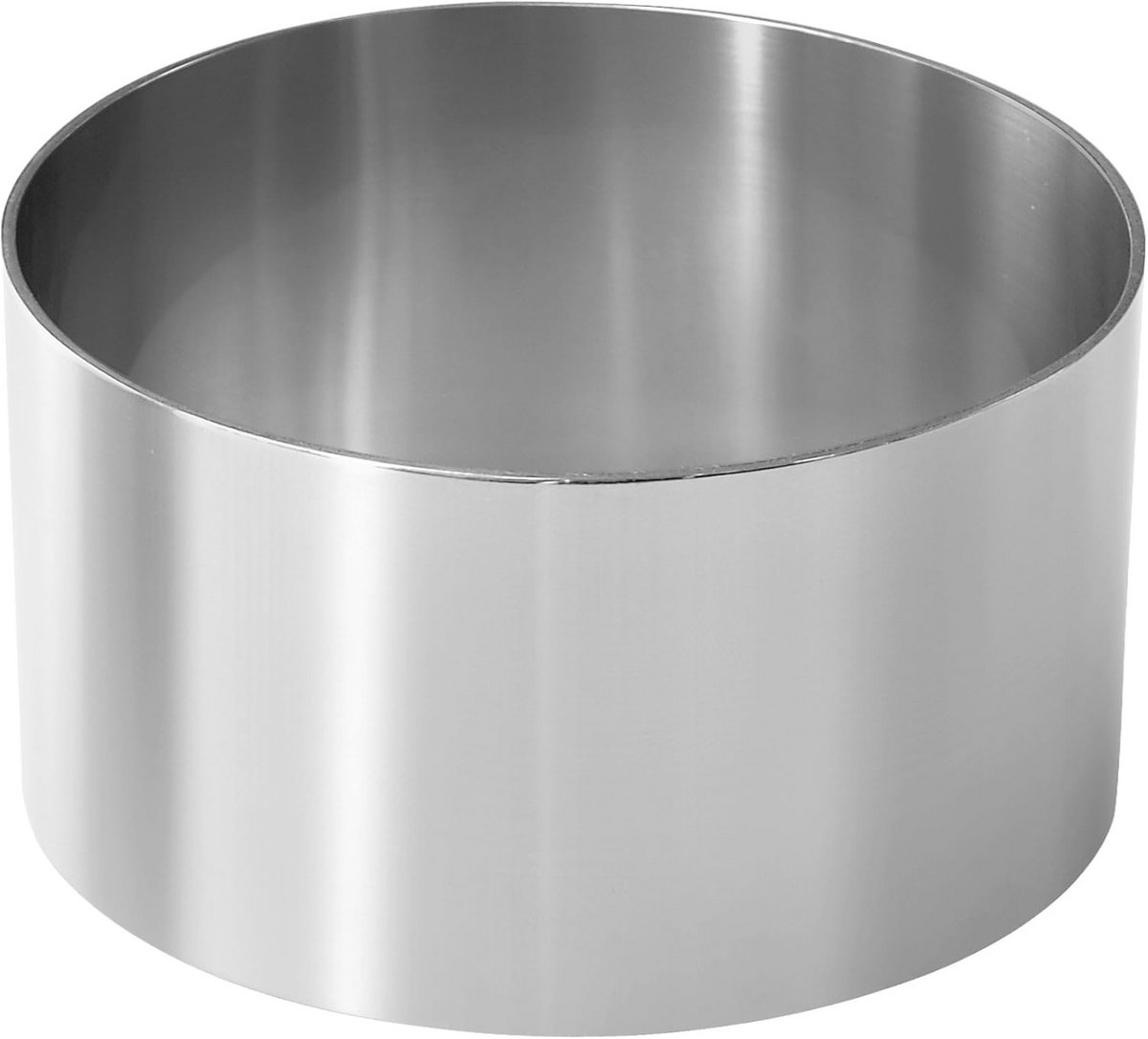 Dessertringen Set van 2 - Voedselpresentatieringen 6cm en 8cm van Roestvrij Staal