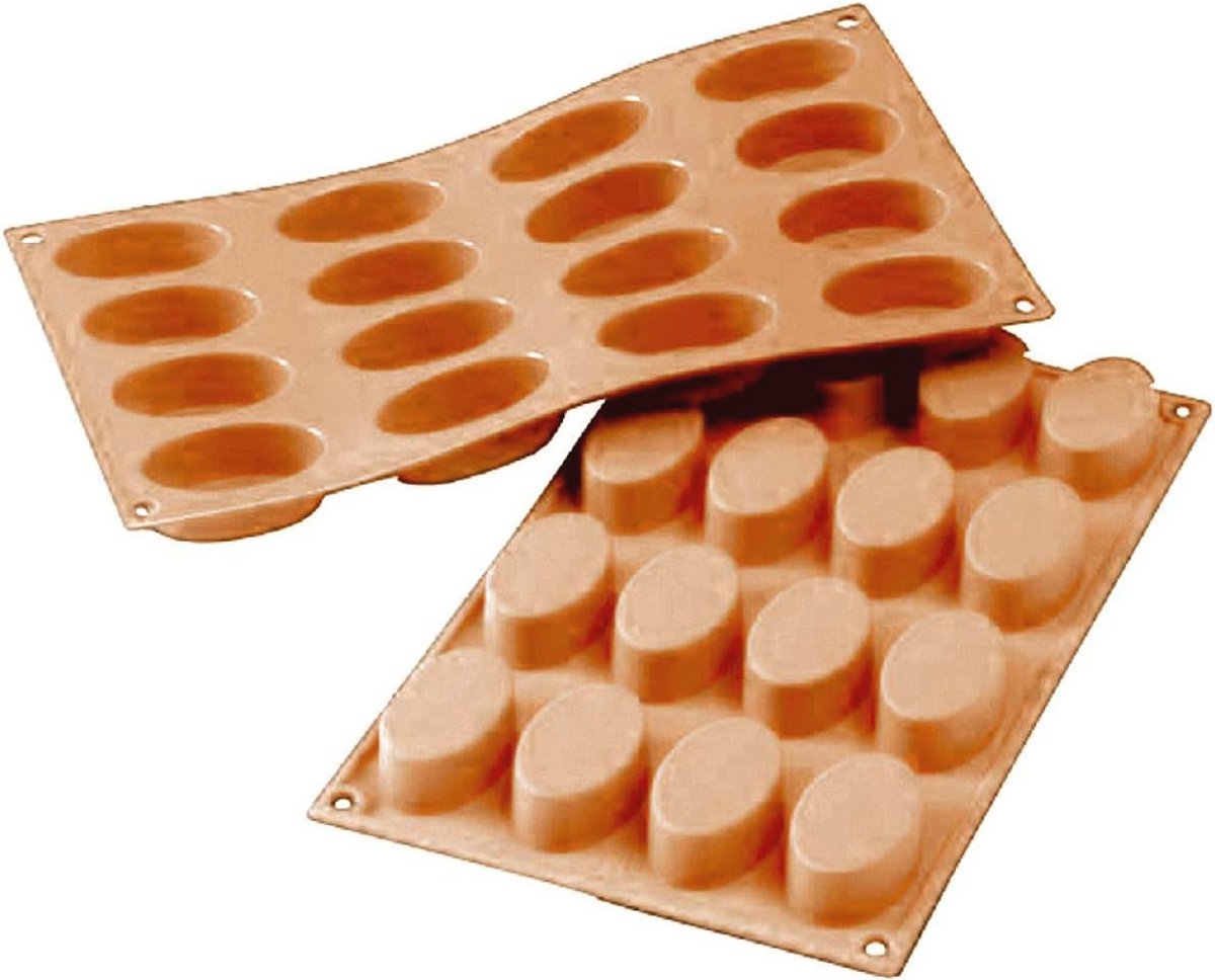 Silicone Vorm voor Ovals 55x33 mm - Ideaal voor Bakken