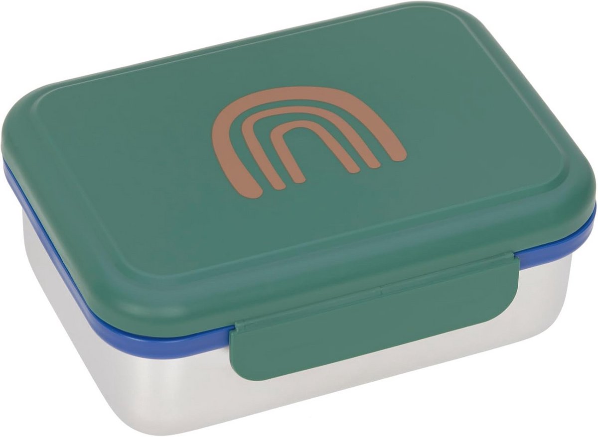 Kinderbroodtrommel Roestvrij Staal Duurzaam voor Kleuters - Lunchbox met Scheiding