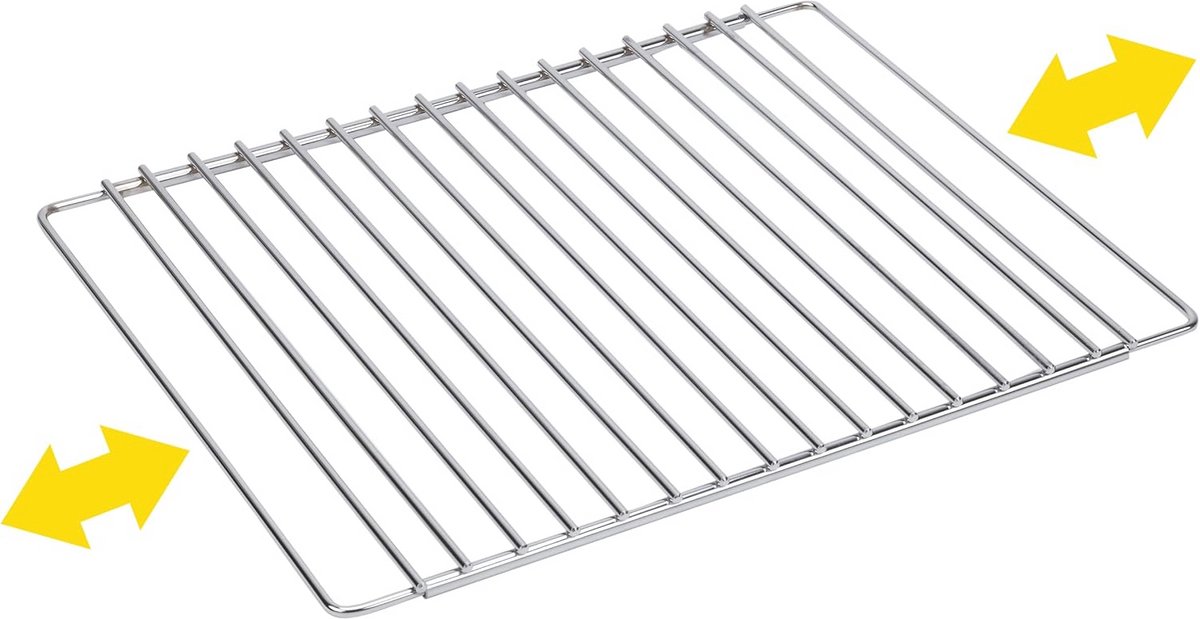 Uittrekbaar Ovenrooster 42-60 cm - Verchroomd Keukengerei