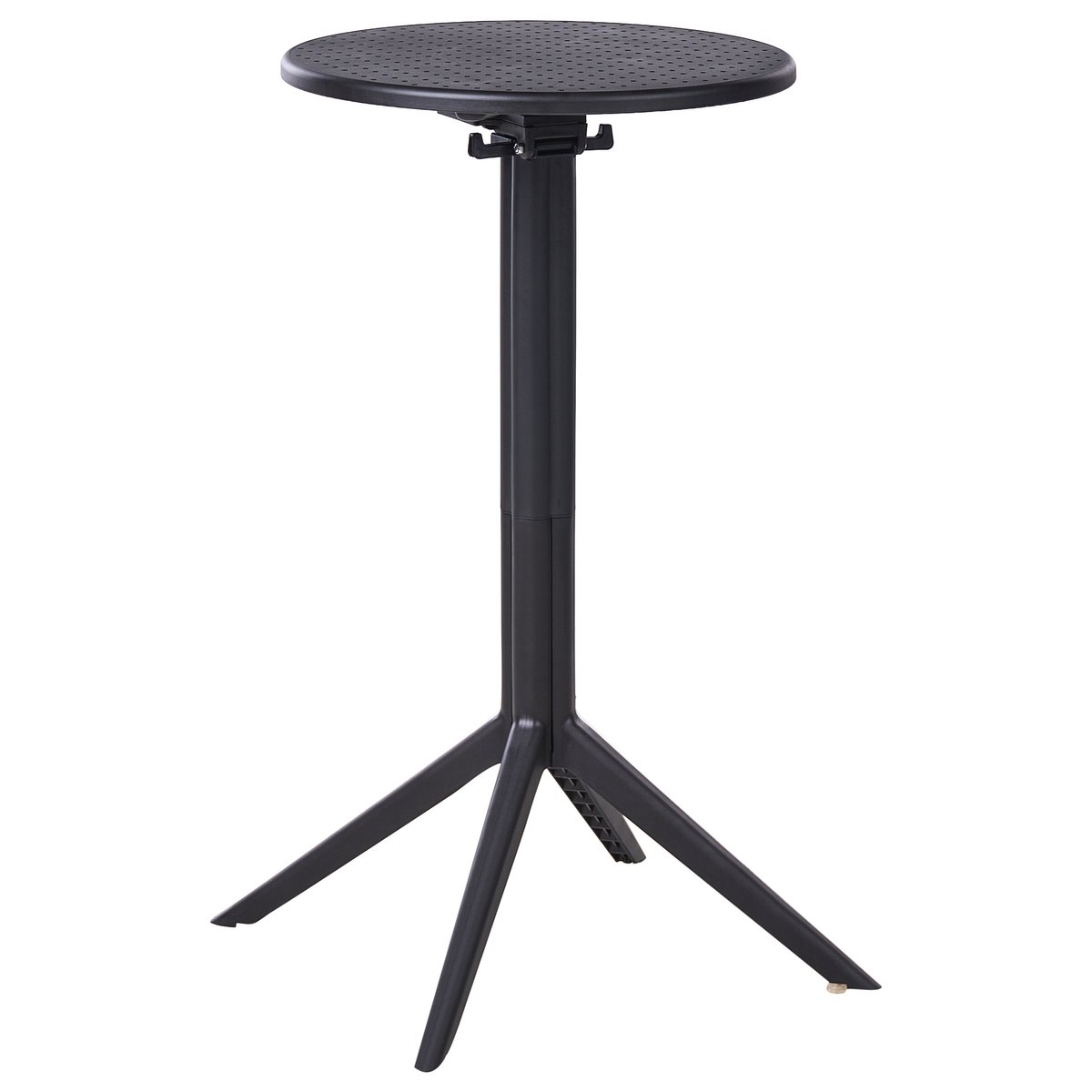 LEGRENA - Tuintafel - Zwart - Synthetisch materiaal