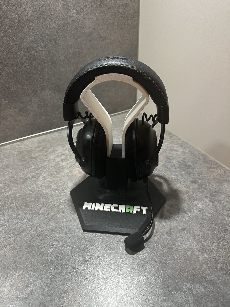 Hoofdtelefoon houder MINECRAFT - Headset stand - Koptelefoon standaard - Koptelefoon houder
