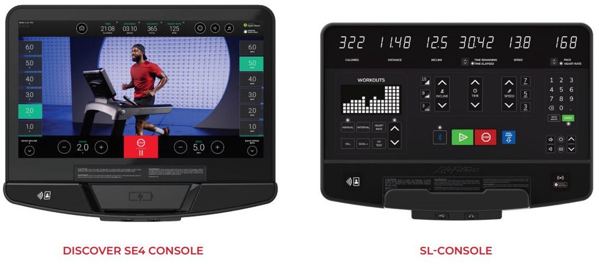 Life Fitness Recumbent Bike Club Series+ Ligfiets met - afbeelding 2