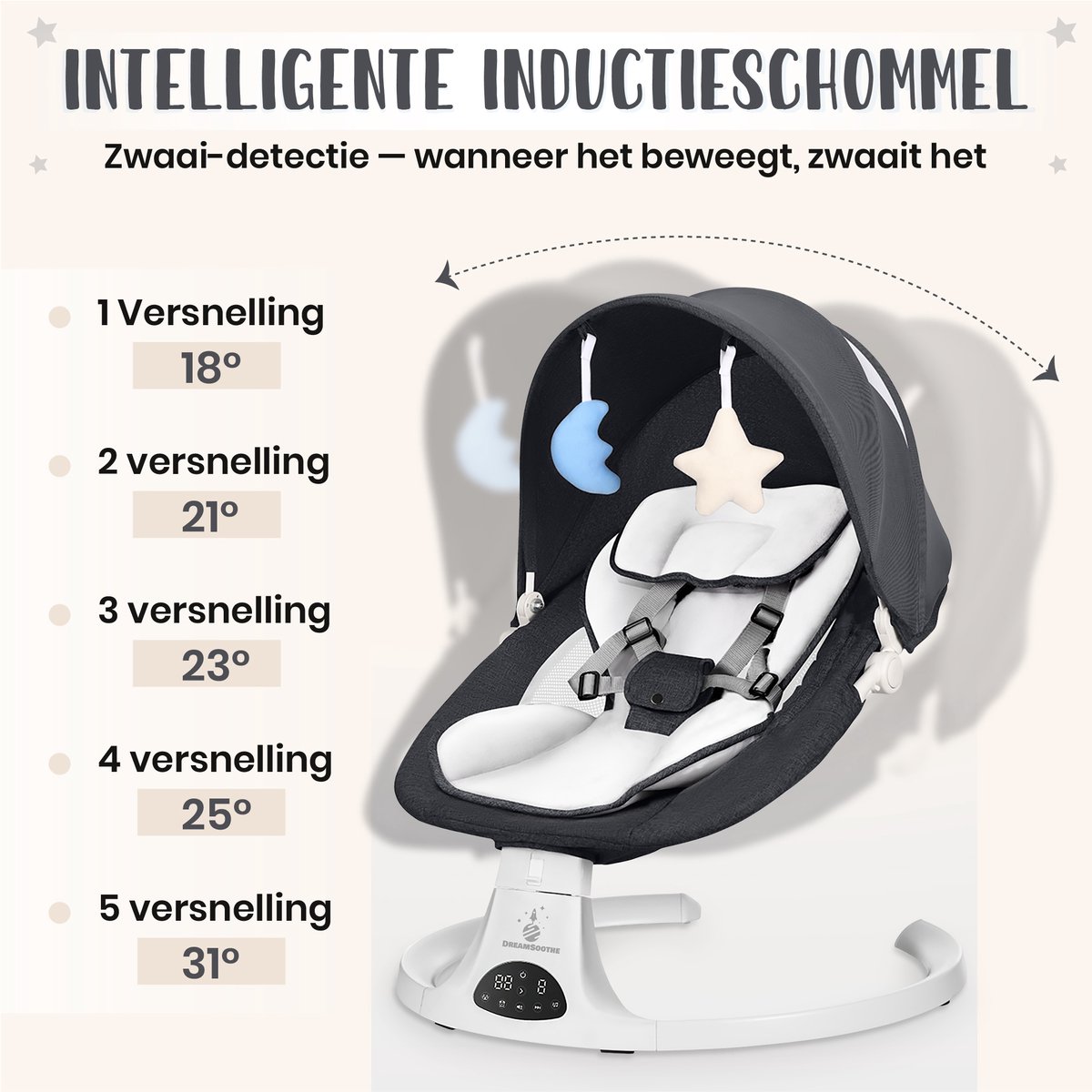 DreamSoothe - 3-in-1 Babyschommel thumbnail 6