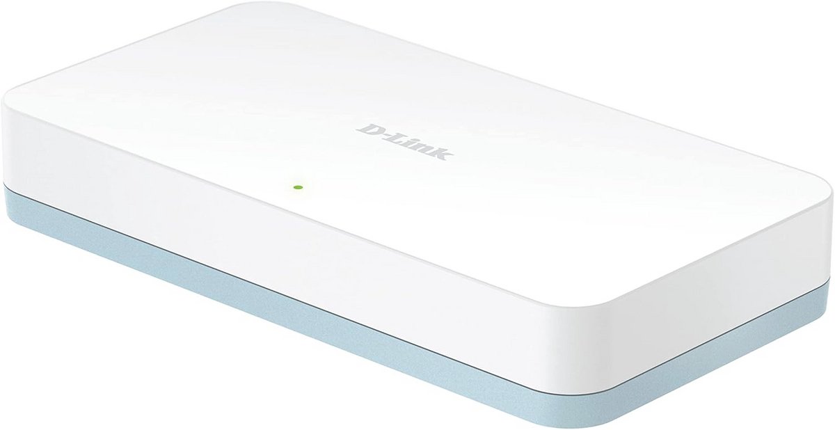 8-Poorts Gigabit Ethernet Switch - Compacte en Geruisloze Desktop Schakelaar