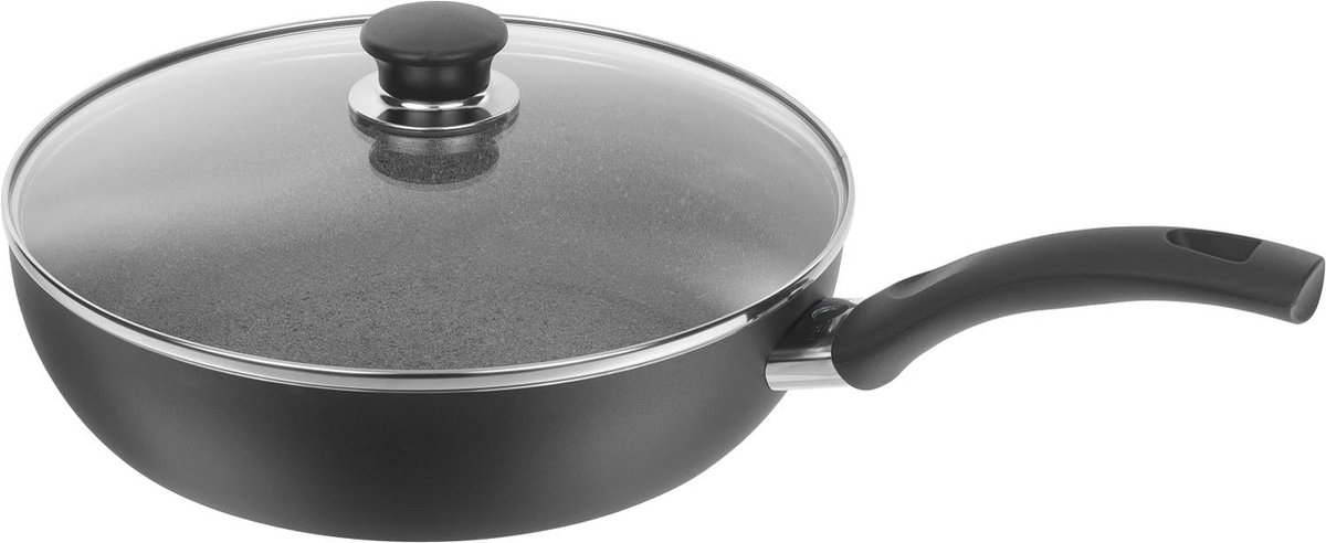 Granitium Schmorpfanne 28cm met Glasdeksel