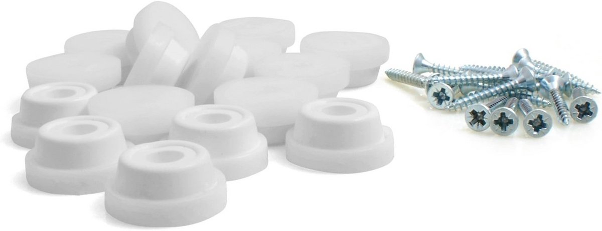 Stopper voor stoelen en meubels - Antislip vloerbescherming, diameter 24 mm, 16 stuks