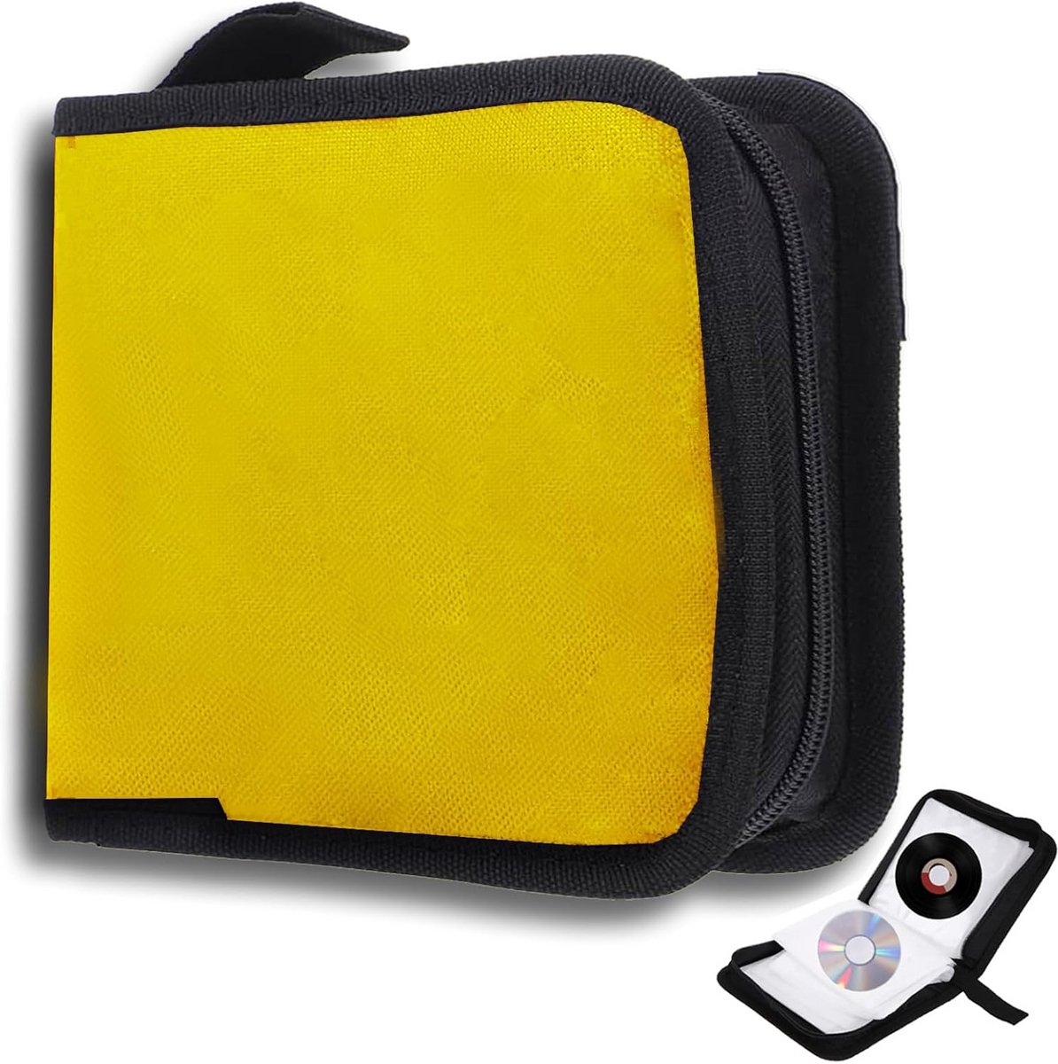 CD-tas voor 40 schijven - Ruimtebesparende opbergtas voor CD's en DVD's